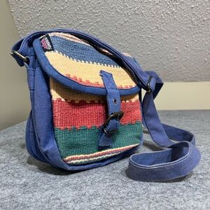 Tundra Multicolour Woven Canvas Crossbody Bag